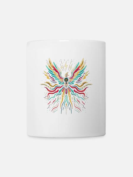Phönix der Sturmenergie - Tasse - Weiß