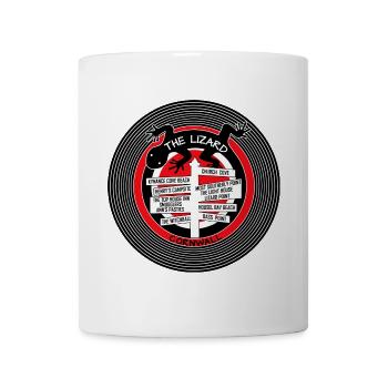 Das Kartendesign des Echsen-Cornwall-Kreises - Tasse - Weiß - Vorne
