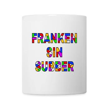 Franken sin Subber - fränkische Pop Art - Tasse - Weiß - Vorne