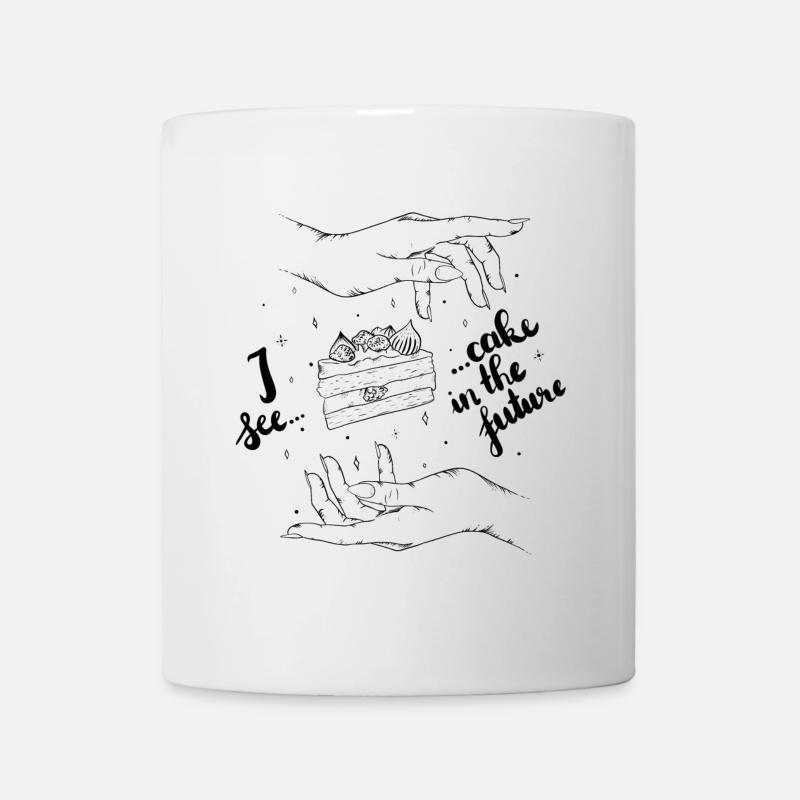 I see... cake in the future - Mug - white
