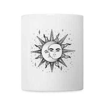 Sonne und Mond - Tasse - Weiß - Vorne