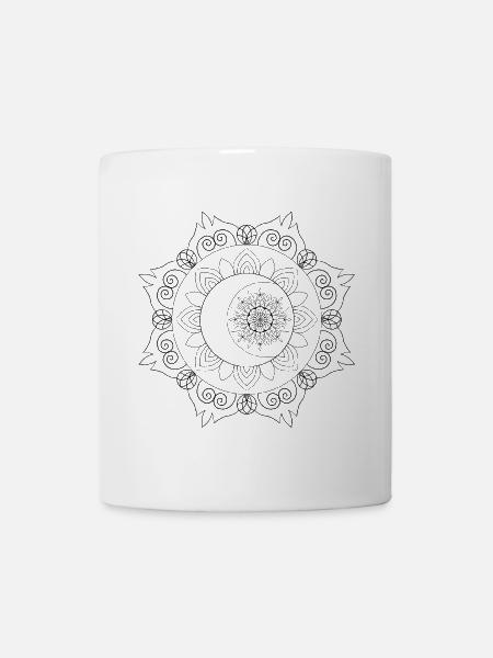 Mandala - Tasse - Weiß