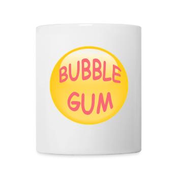 gomme à bulles - Mug blanc - blanc - Devant