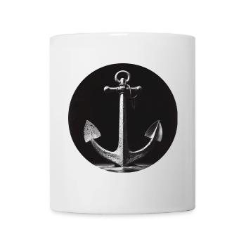 Anchor grey - Mug - white - Front