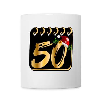 50 Years Old - December 50th Birthday Christmas - Mug - white - Front