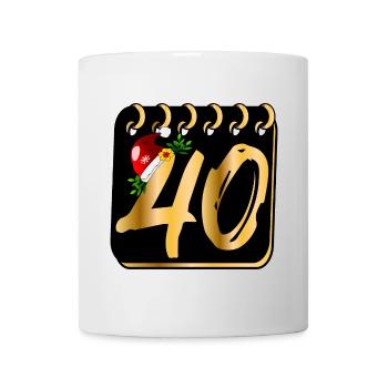 40 Years Old - 40th Birthday Christmas - Mug - white - Front