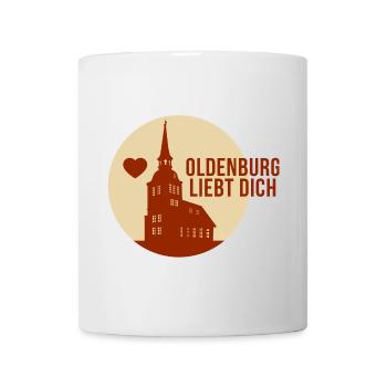 Oldenburg liebt dich - Tasse - Weiß - Vorne