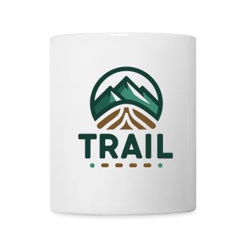 Trail Run – Cadeau Randonnée Trail - Mug blanc - blanc - Devant