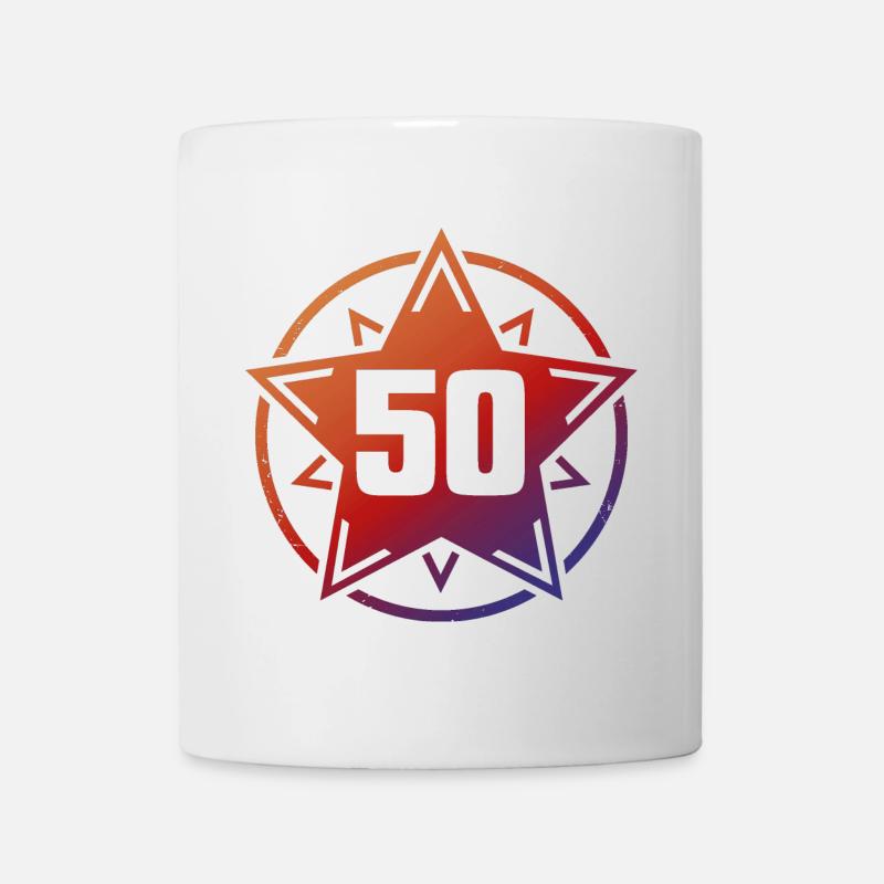 Super Star 50 - Mug blanc - blanc