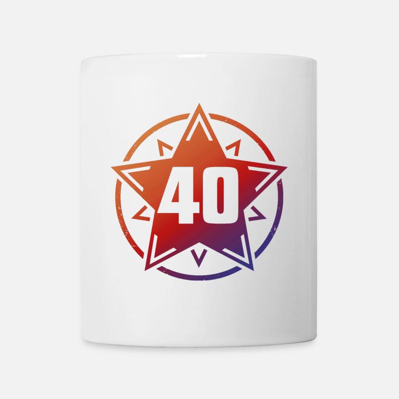 Superstar 40 - Tasse - Weiß