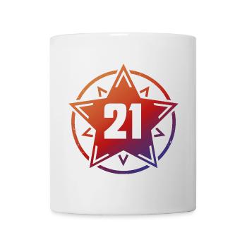 Superstar 21 - Mug - white - Front