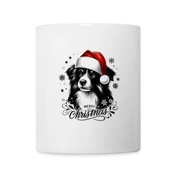 Border Collie Noël - Cadeau Affectueux - Mug blanc - blanc - Devant