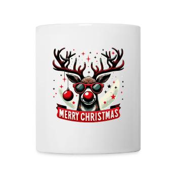Rentier-Weihnachtsspaß - Original Pullover - Tasse - Weiß - Vorne