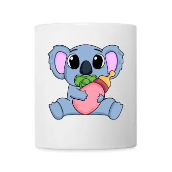 Bébé Koala Motif Koala Ours - Mug blanc - blanc - Devant