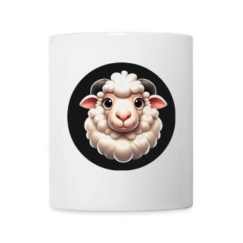 3D Graphic Sheep White - Mug - white - Front