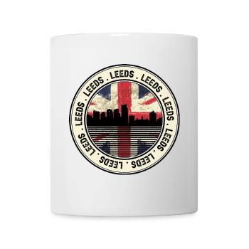 Leeds Skyline Union Badge - Mug - white - Front