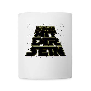 Wanderer Statement Camping Urlaub Camper - Tasse - Weiß - Vorne