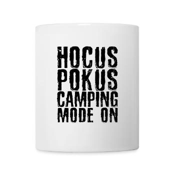Vacances en camping Randonneurs Déclaration de camping - Mug blanc - blanc - Devant