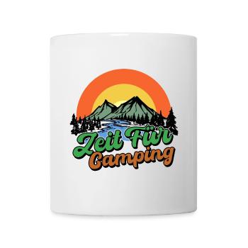Campsite Camping Statement Mountains Camper - Mug - white - Front