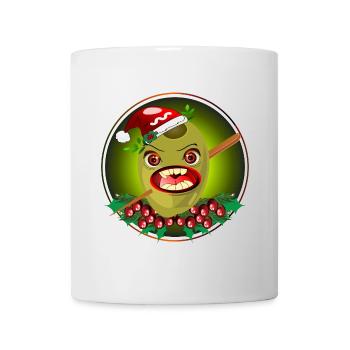 WEIHNACHTEN DARTS - Tasse - Weiß - Vorne