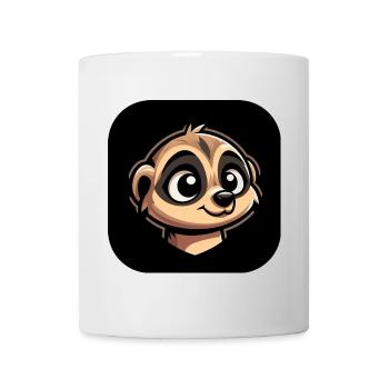 Meerkat head in comic book style - Mug - white - Front