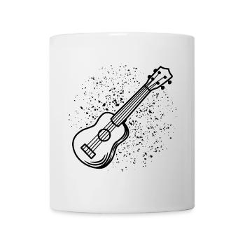 Ukulele Drawing - Mug - white - Front
