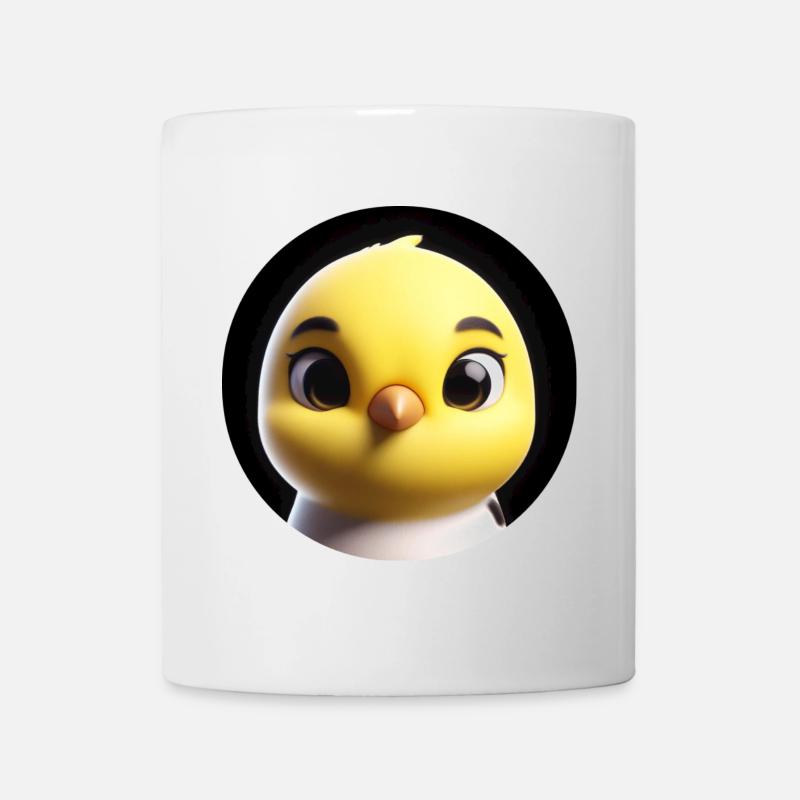 Küken im Animationsstil - Tasse - Weiß