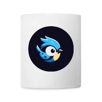 Cute Cartoon Blue - Mug - white - Front