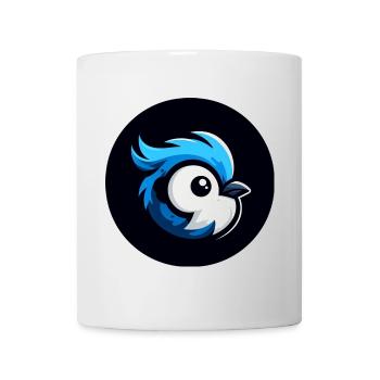 Oiseau comique - Mug blanc - blanc - Devant
