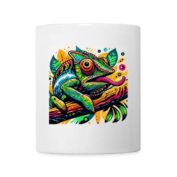 Chamäleon - Tasse - Weiß - Vorne