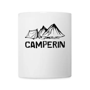 Camper Spruch Camping Berge Zelten Campingplatz - Tasse - Weiß - Vorne