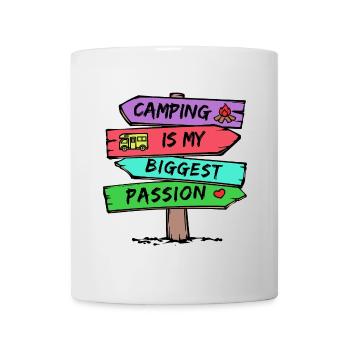 Camping Statement Caravan Camper Holiday Hikers - Mug - white - Front