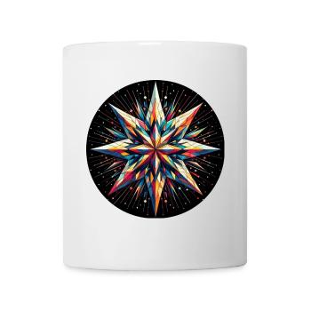 Star Galaxy Mandala Colorful - Mug - white - Front