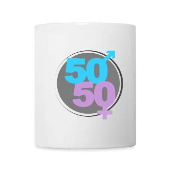 50/50 - Mug blanc - blanc - Devant