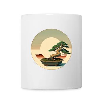 Bonsaï élégant - Mug blanc - blanc - Devant
