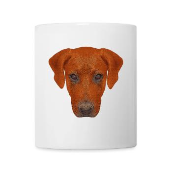 haustierkleidung herren, rhodesian ridgeback - Tasse - Weiß - Vorne