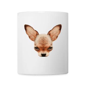 hündchen für baby, kurzhaar chihuahuakopf - Tasse - Weiß - Vorne