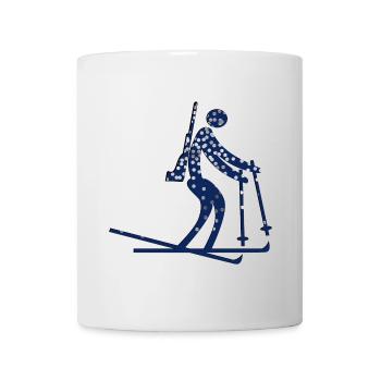 SPORTS D’HIVER BIATHLON Biathlète - Mug blanc - blanc - Devant