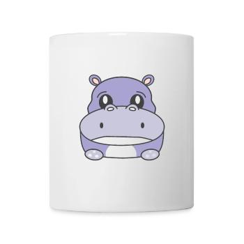 Sad Hippo - Mug - white - Front