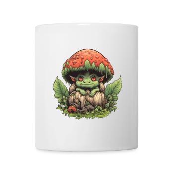 Little Mushroom Creature Forest Fantasy Mushroom Shirt - Mug - white - Front