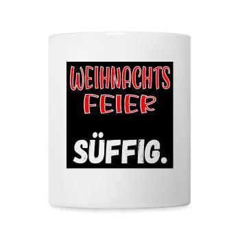 WEIHNACHTSFEIER KOLLEGEN - SÜFFIG SPRÜCHE - Tasse - Weiß - Vorne