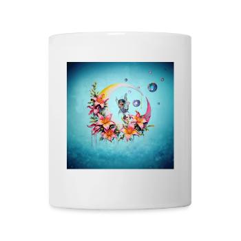 Fee tanzt auf dem Mond - Tasse - Weiß - Vorne