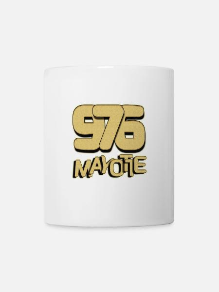 T SHIRT 976 MAYOTTE_MAORÉ - Mug blanc - blanc