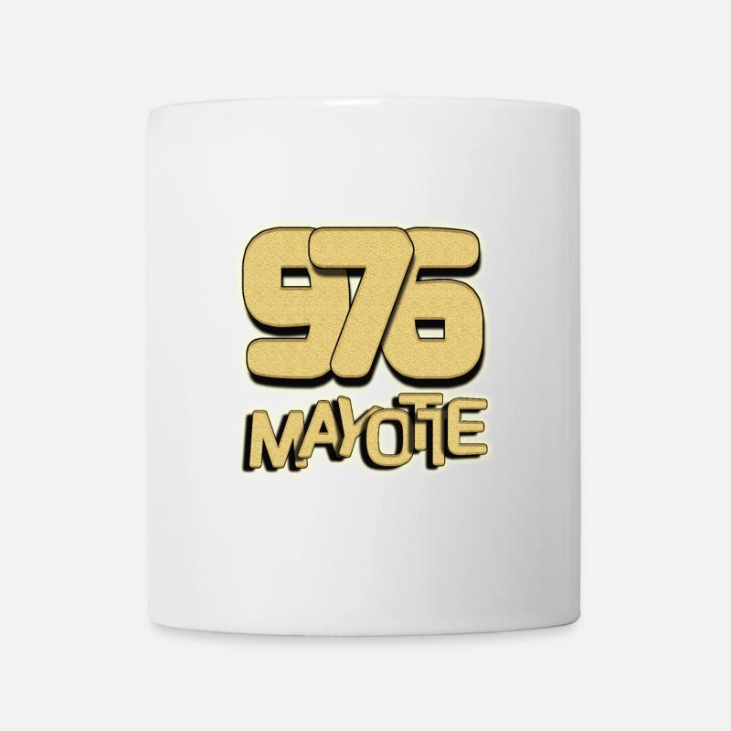 T SHIRT 976 MAYOTTE_MAORÉ - Mug blanc - blanc