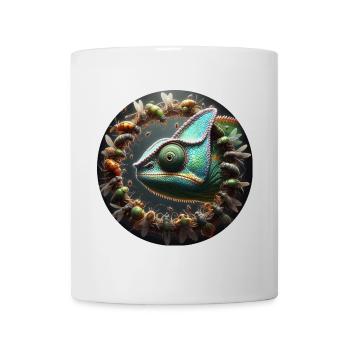 The Chameleon and the Insects - Mug - white - Front