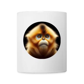 Monkey Capuchin Photorealistic - Mug - white - Front