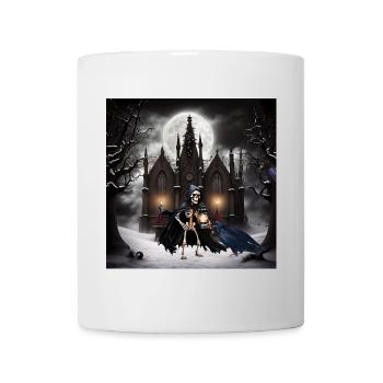 In einer furchterregenden, dunklen Nacht - Tasse - Weiß - Vorne