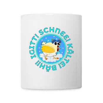 Kälte Winter Hühner - Tasse - Weiß - Vorne