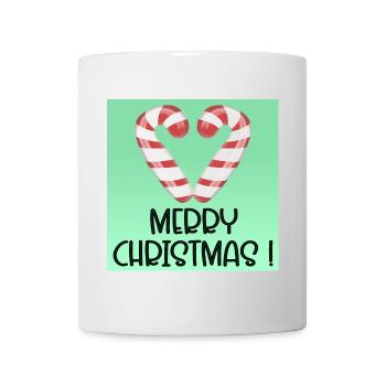 MERRY CHRISTMAS GREETINGS SWEETS - Mug - white - Front