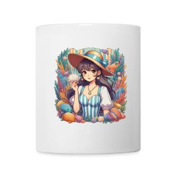 Marin - Mug blanc - blanc - Devant